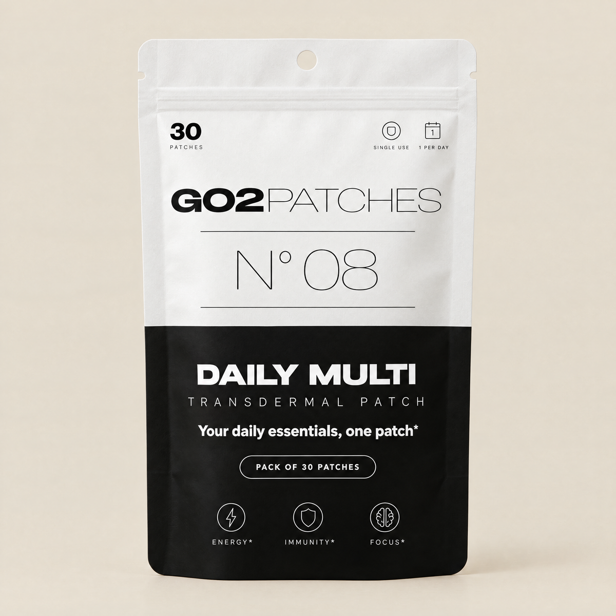 GO2PATCHES N° 08 Daily Multi pouch front