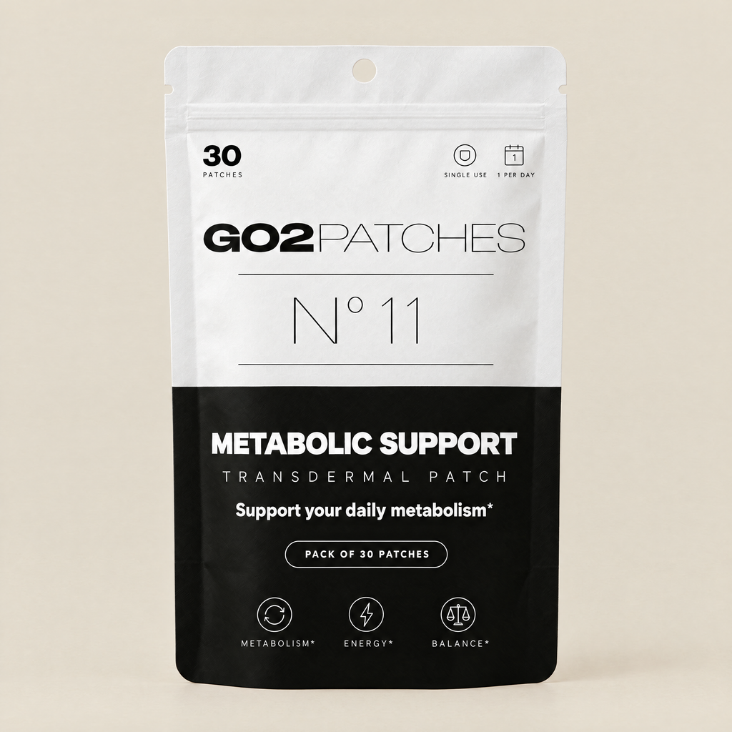 GO2PATCHES N° 11 Metabolic Support pouch front