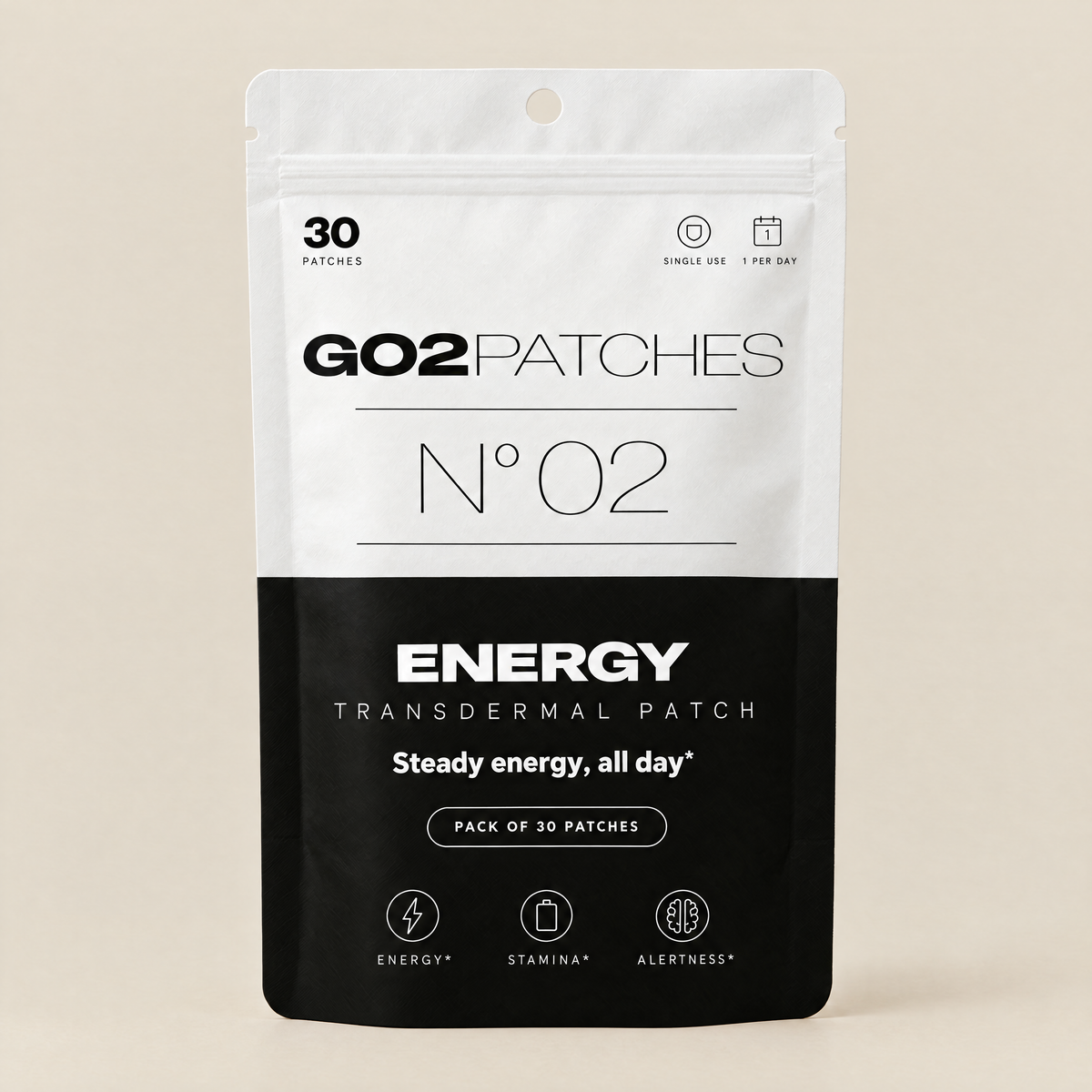 GO2PATCHES N° 02 Energy pouch front
