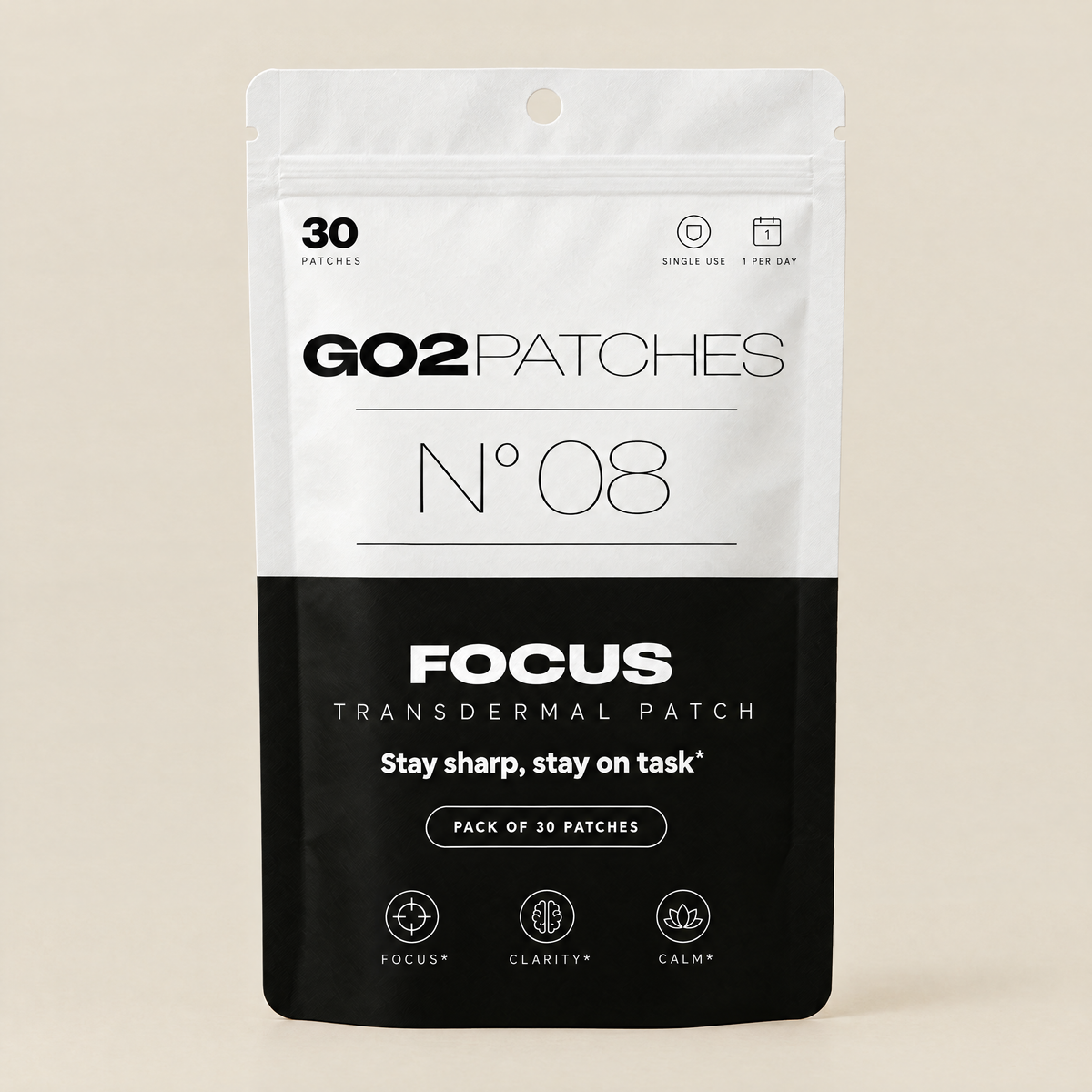 GO2PATCHES N° 03 Focus pouch front