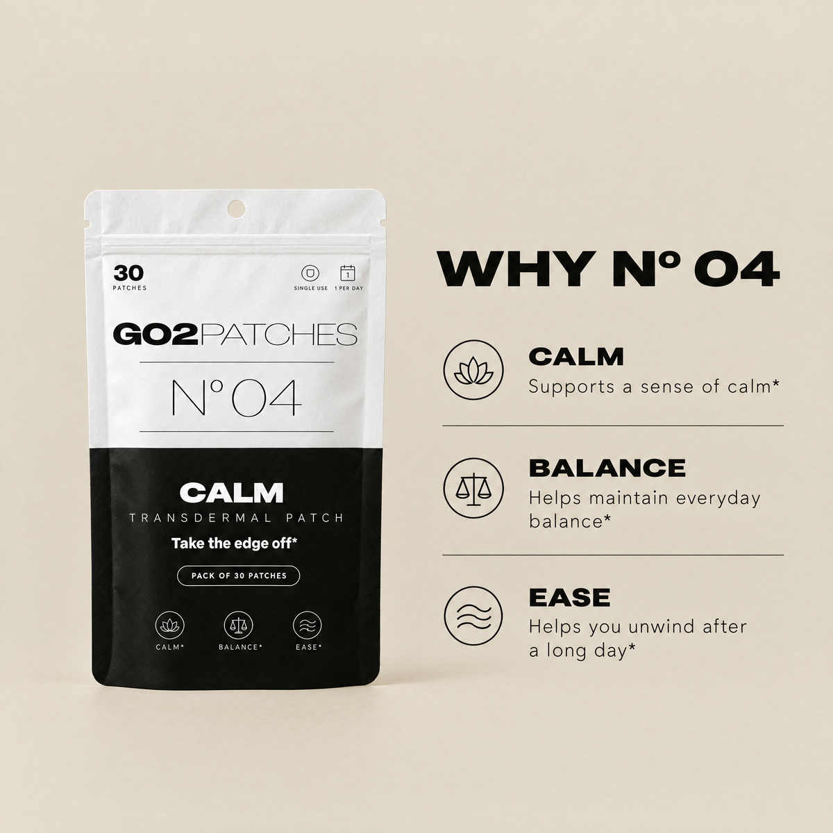 Why GO2PATCHES N° 04 Calm: key benefits
