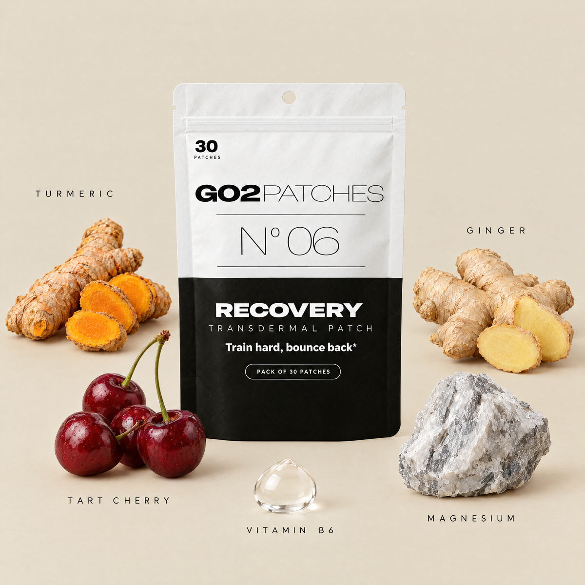 GO2PATCHES N° 06 Recovery key ingredients