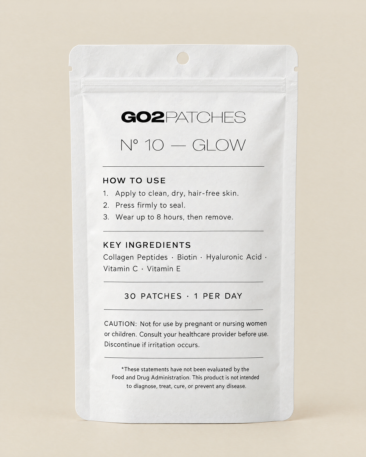 GO2PATCHES N° 10 Glow pouch back: how to use and ingredients