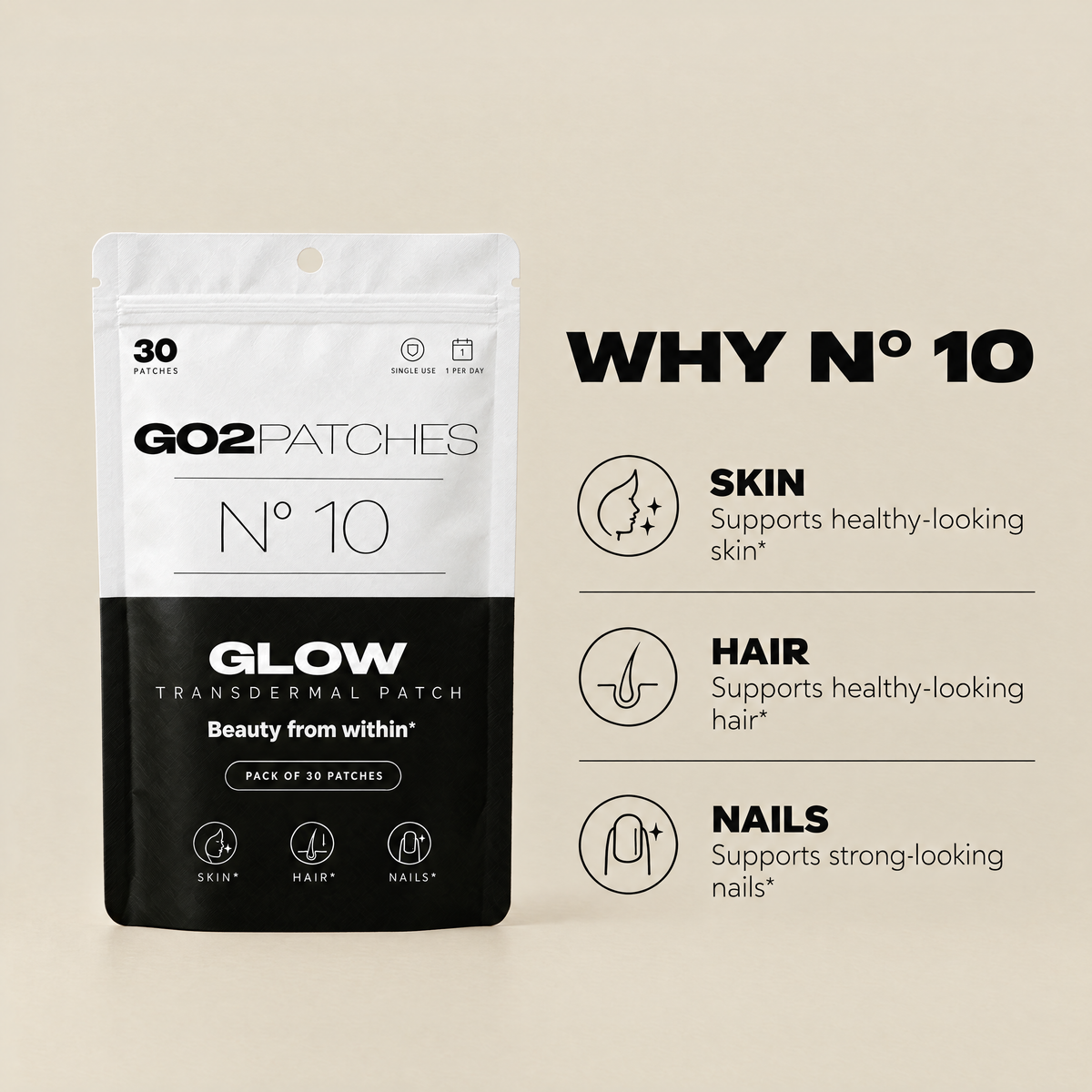 Why GO2PATCHES N° 10 Glow: key benefits