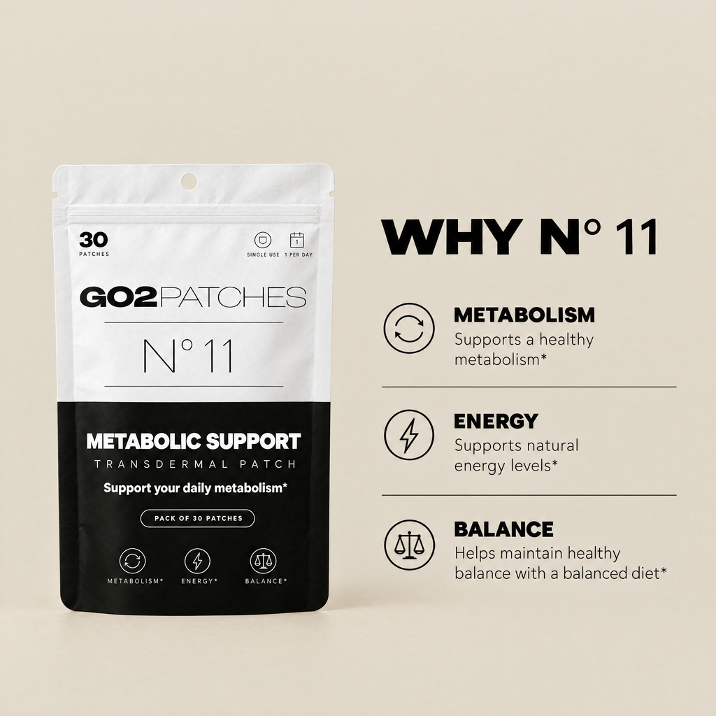 Why GO2PATCHES N° 11 Metabolic Support: key benefits