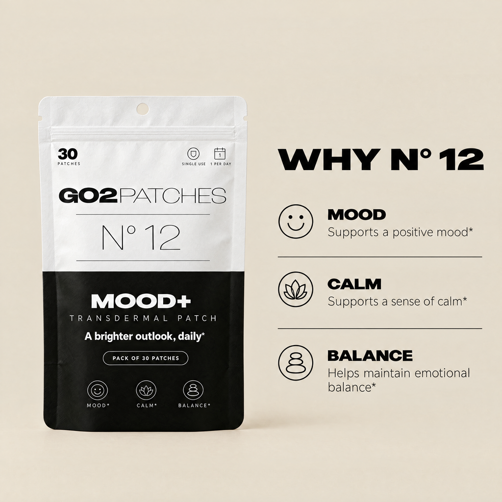 Why GO2PATCHES N° 12 Mood+: key benefits