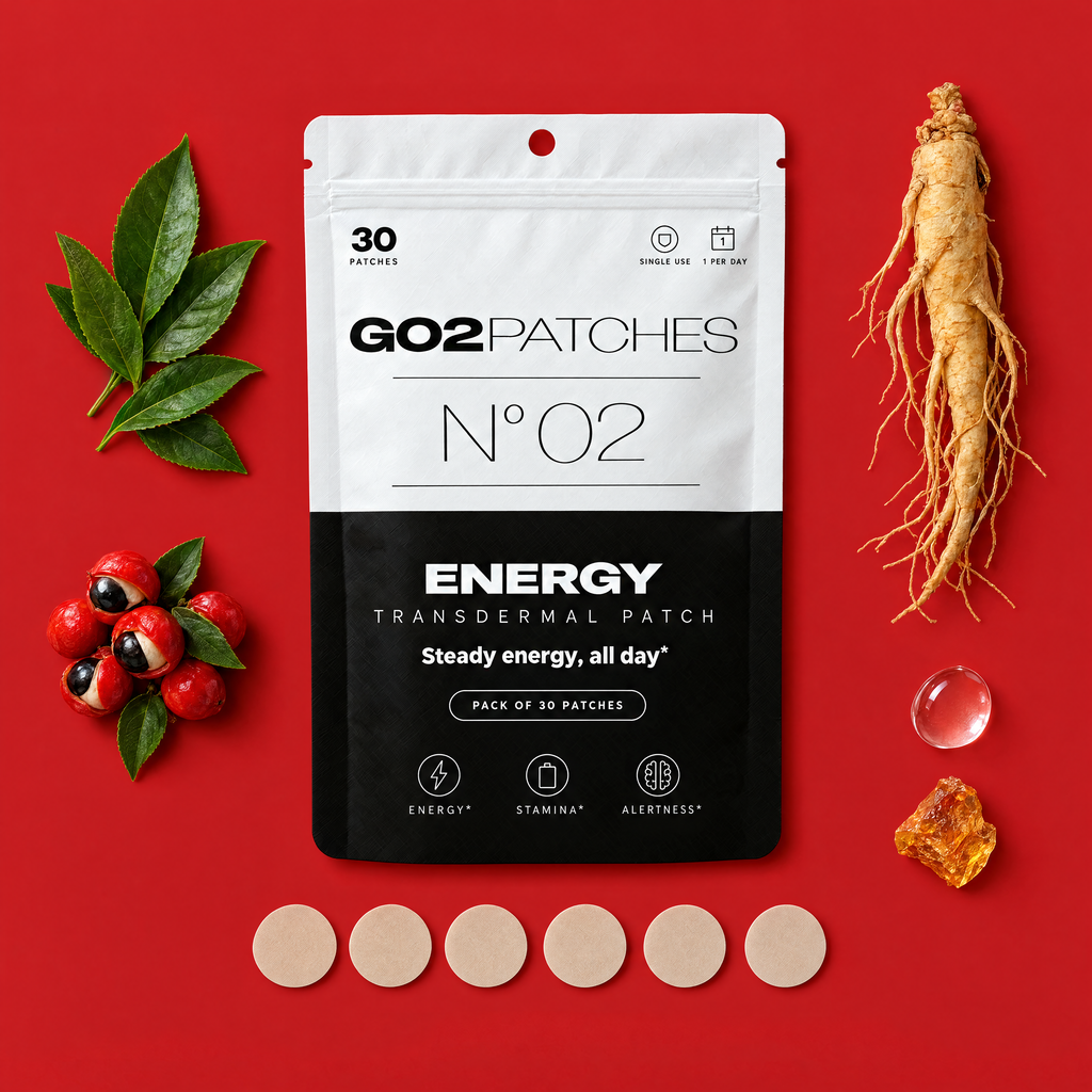 GO2PATCHES N° 02 Energy flat lay