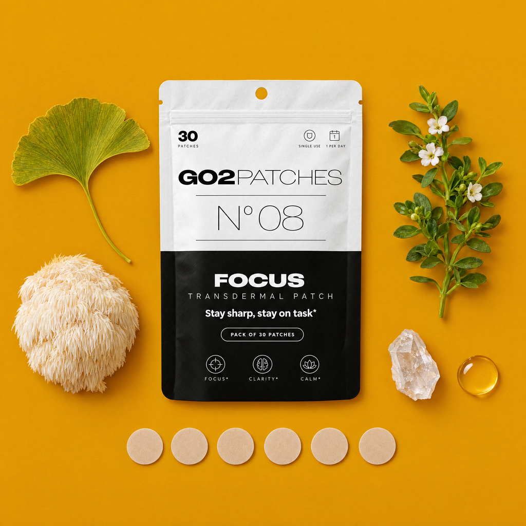 GO2PATCHES N° 03 Focus flat lay