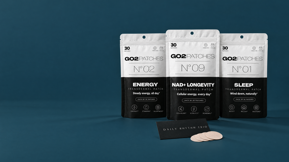 GO2PATCHES Daily Rhythm Trio campaign